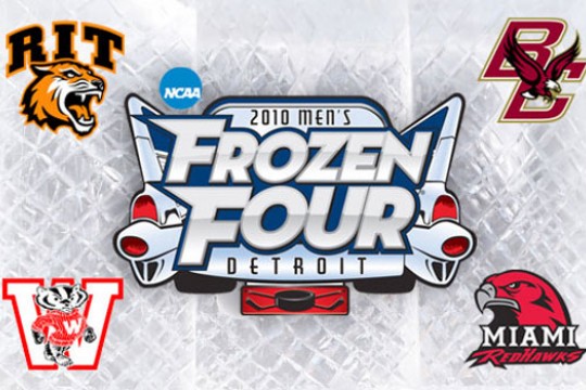 Logo for "2010 Men's Frozen Four"