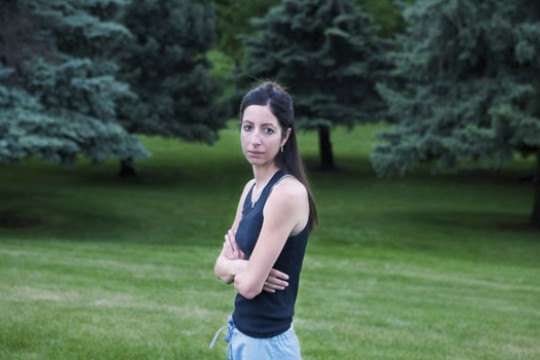 Person posing for camera