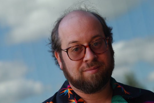 Professor posing for camera