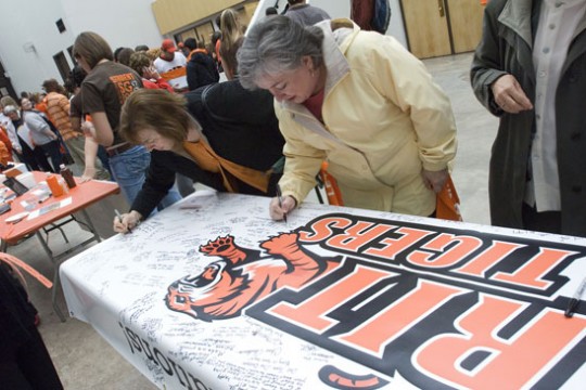 People gathered at event