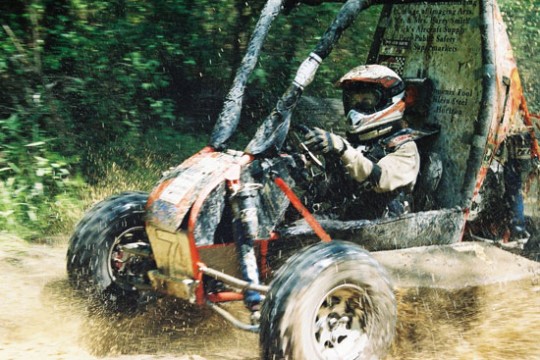 Picture of off road vehicle on track