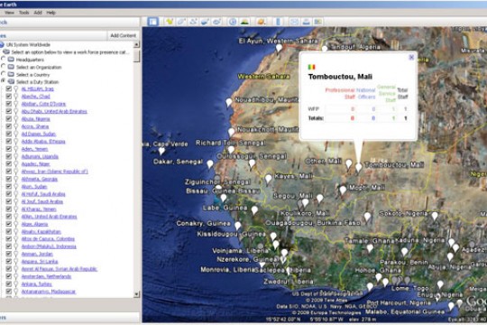 Google Earth picture of Tomboucto, Mali