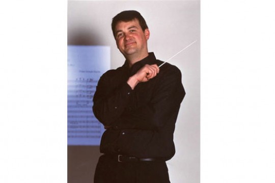 Professor posing for camera