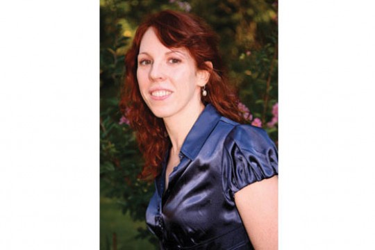 Professor posing for camera