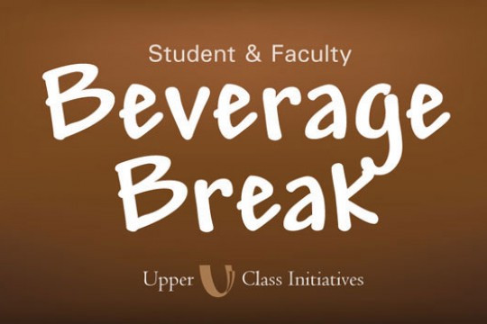 Logo for "Student & Faculty: Beverage Break"