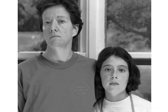 People posing for camera