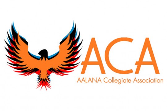 Logo for "AALANA Collegiate Association"