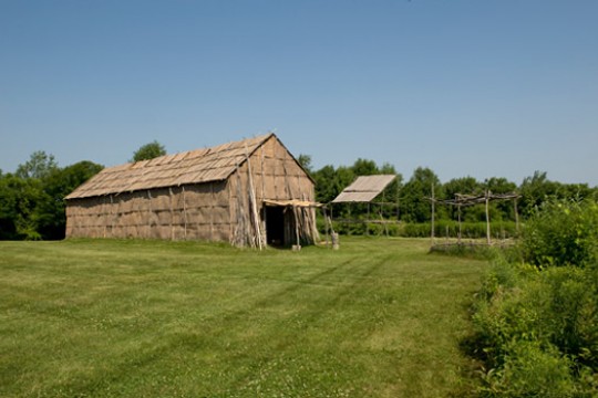 Picture of building in field