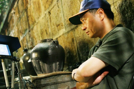 Ang Lee Watching Camera