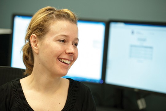 Person posing for camera