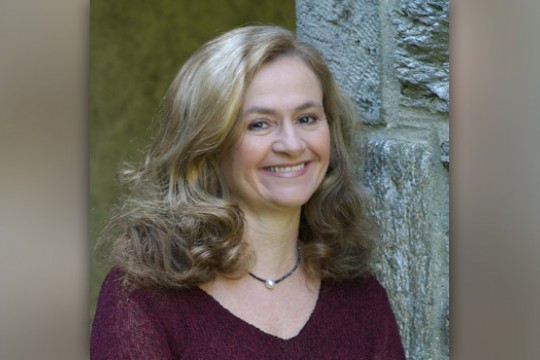 Professor posing for camera