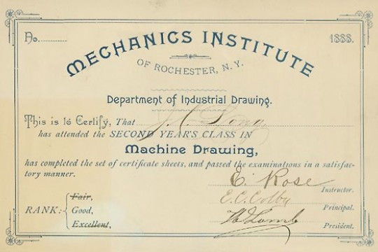 Picture of certificate 