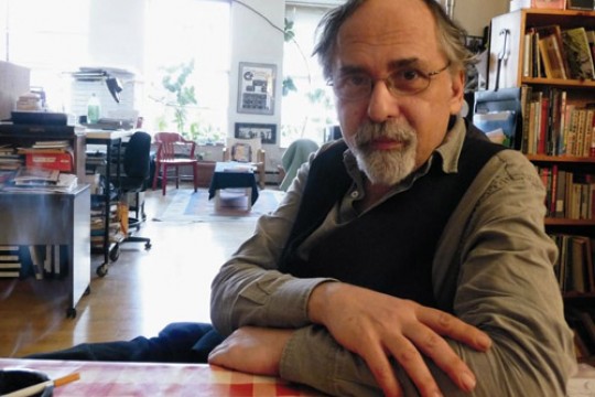 Person posing in office