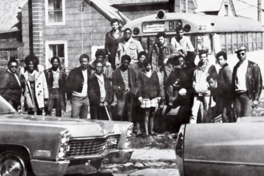 Students gathered for picture