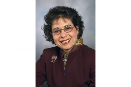 Professor posing for camera