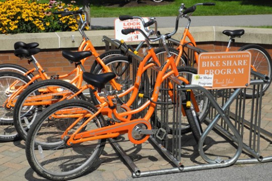 Picture of Bike Share rack