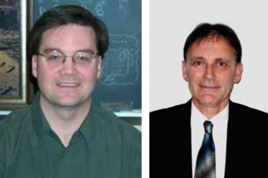 Two portraits side by side