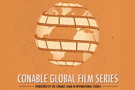 Logo for "Conable Global Film Series"