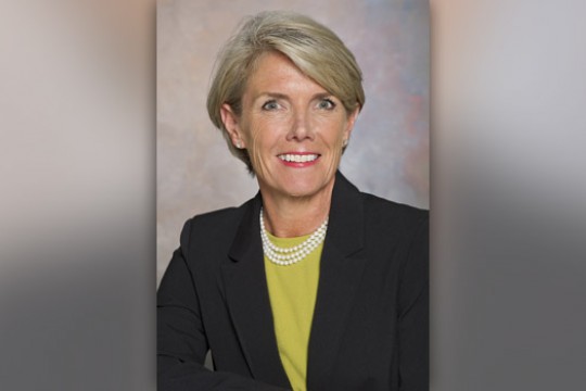 Professor posing for camera