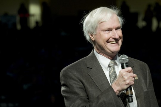 RIT President speaking at event