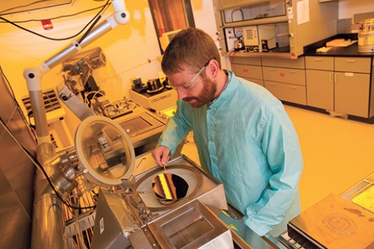 Person working in lab