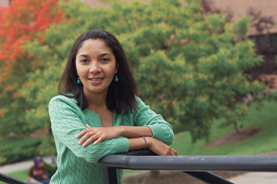 Person posing for camera