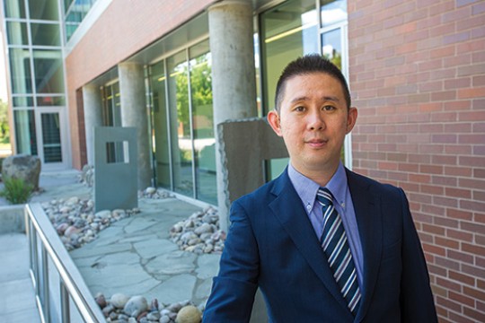 Person posing for camera