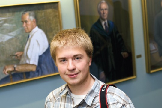 Person posing for camera