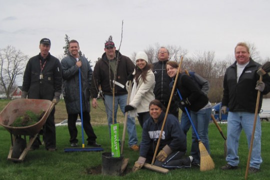 People gathered for picture