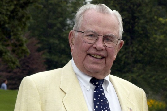 Professor posing for camera