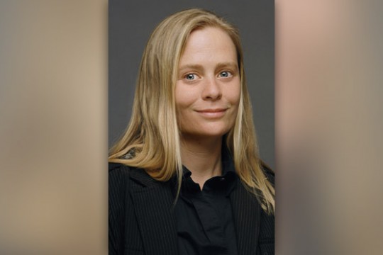 Professor posing for camera