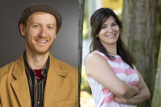 Two portraits side by side