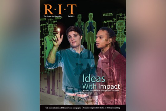Cover of the Fall 2013 RIT Magazine