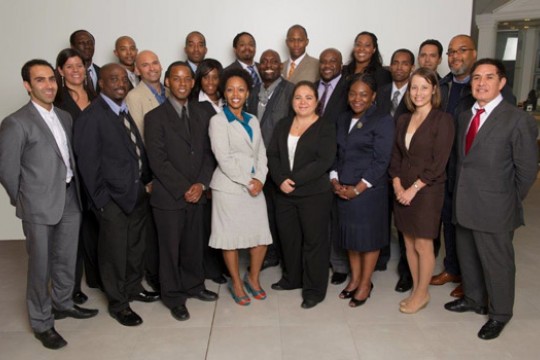 Students gathered for picture at event