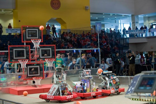 Picture of Robotics event