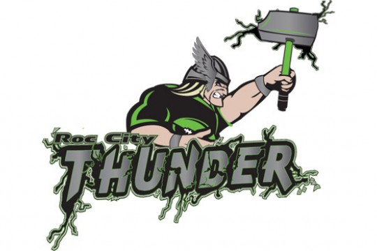 Logo for the ROC City Thunder