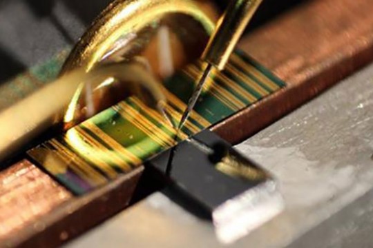 Close up picture of circuit