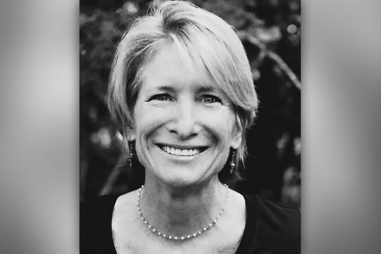 Professor posing for camera