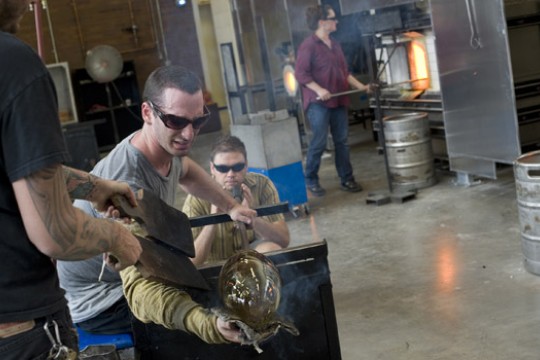 Picture of people making art