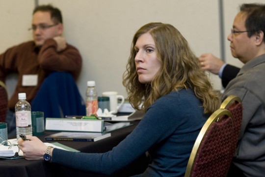 Person sitting at desk
