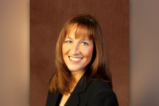 Professor posing for camera