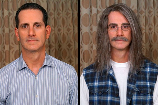 Two portraits side by side