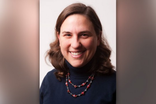 Professor posing for camera