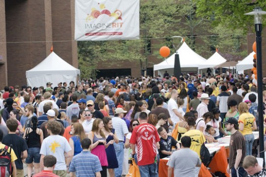 People gathered at event