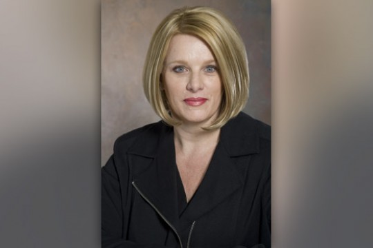 Professor posing for camera