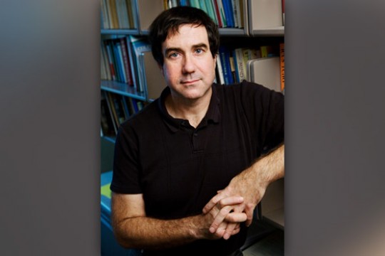 Professor posing for camera