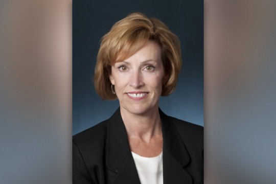 Professor posing for camera