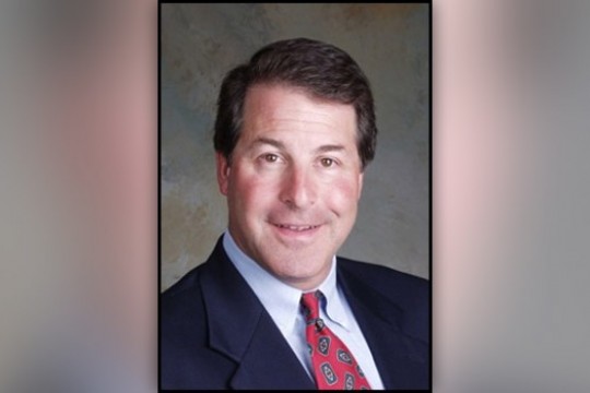 Professor posing for camera