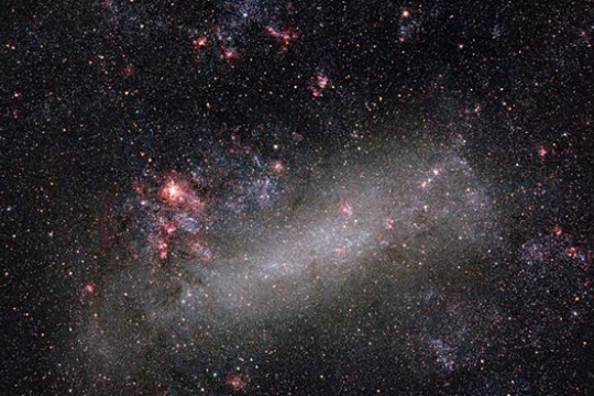 Picture of galaxy clusters