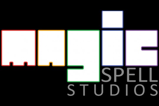 Logo for "Magic Spell studios"